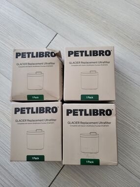 PETLIBRO Glacier Replacement Ultrafilter NIB (Set of 4)